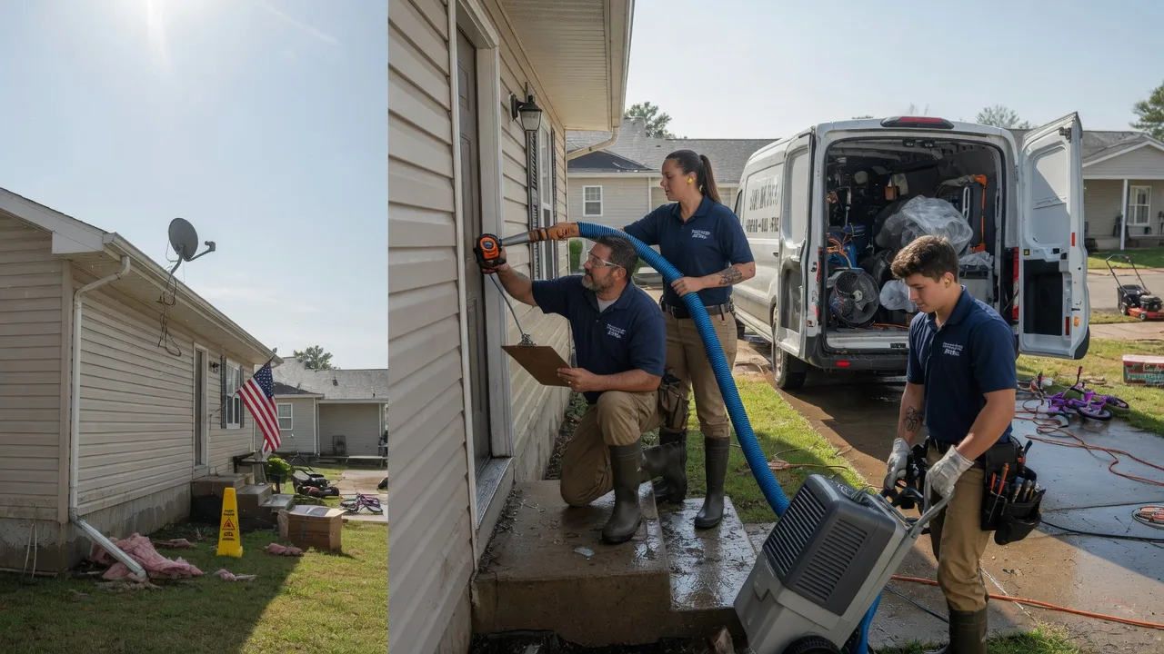 Ceiling Water Damage Restoration in Danville, IA near me